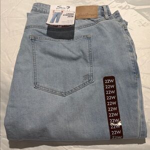 Seven7 Men's Light Blue Straight Jeans